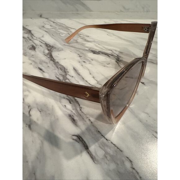 Kendall + Kylie Eyewear Mazie KK5121 211 Womens Brown Cat Eye Sunglasses - Picture 2 of 9